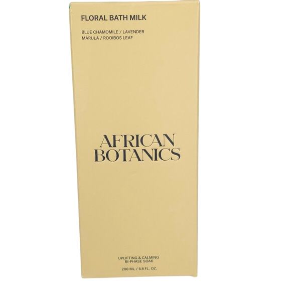 African Botanics Floral Bath Milk Uplifting And Calming Bi-Phase Soak - Picture 2 of 6